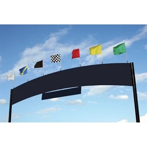 Auto Racing Flag Set | https://www.bestnamebadges.com