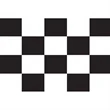 Checkered Racing Stick Flags - 5mil plastic | https://www.bestnamebadges.com