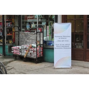 Adjustable x-Banner Stand | https://www.bestnamebadges.com