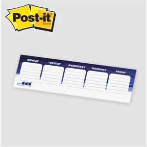 Post-it® Custom Printed Organizational Notes - 3 x 10 | https://www.bestnamebadges.com