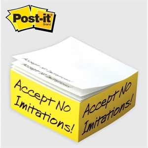 Post-it® Custom Printed Notes Half Cube | https://www.bestnamebadges.com