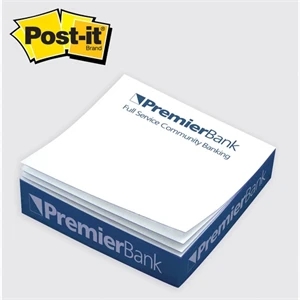 Post-it® Custom Printed Notes Quarter Cube | https://www.bestnamebadges.com