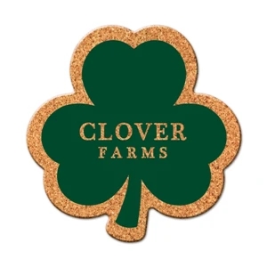 Shamrock Shaped Cork Coaster
