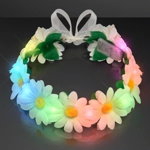 Light Up Daisy Chain (Combo Headband, Belt & Sash)