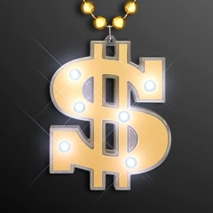 Light Up Dollar Sign Bling on Beads