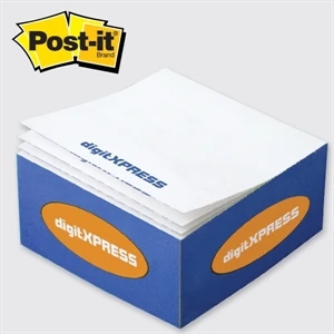 Post-it® Custom Printed Notes Half Cube | https://www.bestnamebadges.com