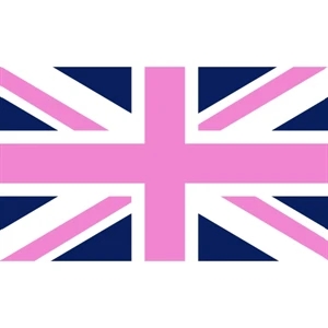 England Blue Stick Flag | https://www.bestnamebadges.com