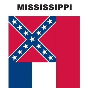 Mini Banner - Mississippi | https://www.bestnamebadges.com