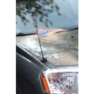 Digital Printed Magnetic Car Flag - wPoly | https://www.bestnamebadges.com