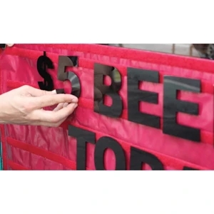 Full Stock Set of Letters (224 pieces) - Pocket Size | https://www.bestnamebadges.com