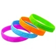 Custom Embossed Silicone Wristbands | https://www.bestnamebadges.com