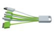 5 in 1 USB Universal multi phone charging cables | https://www.bestnamebadges.com