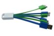 5 in 1 USB Universal multi phone charging cables | https://www.bestnamebadges.com