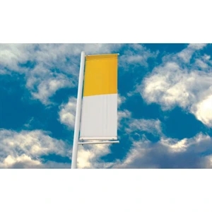 Semi-Stock 2 Color Horizontal Attention Flag | https://www.bestnamebadges.com