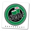 Custom Square Coaster | https://www.bestnamebadges.com