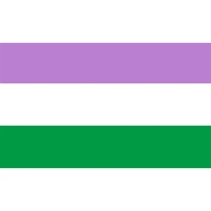 Genderqueer Premium Car Flag | https://www.bestnamebadges.com