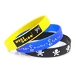 Custom Silkscreen Printed Silicone Wristbands | https://www.bestnamebadges.com