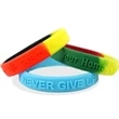 Custom Embossed Silicone Wristbands | https://www.bestnamebadges.com