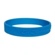 Custom Embossed Silicone Wristbands | https://www.bestnamebadges.com