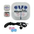 Earphones with Case & Interchangeable Earbuds | https://www.bestnamebadges.com
