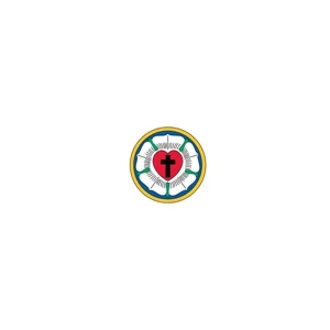 Lutheran Rose Window Decals 3