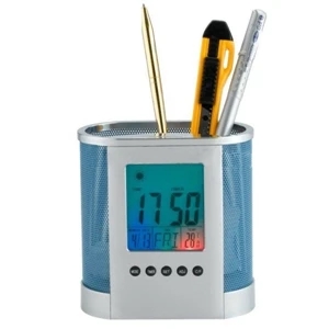 Desk Iron Nets Pen Container Calendar