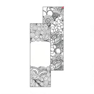 Nature Coloring Bookmark