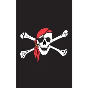 One Eyed Jack Garden Flag | https://www.bestnamebadges.com