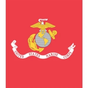 Mini Banner - Marine Corps | https://www.bestnamebadges.com