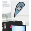 Screen Printed Mini Tear Drop Flag 14.5" x 5" | https://www.bestnamebadges.com