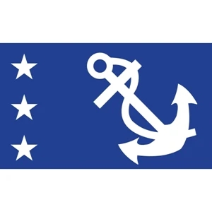 Officers Flag - Past Commodore | https://www.bestnamebadges.com
