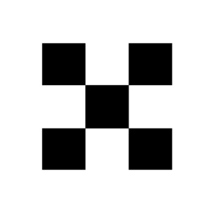 4 Square Checkered Printed Flags | https://www.bestnamebadges.com