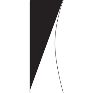 Semi-Stock 2 Color Tower Attention Flag | https://www.bestnamebadges.com