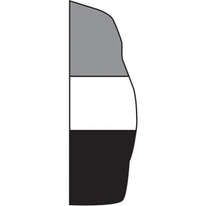 Semi-Stock 3 Color Feather Style 2 Attention Flag | https://www.bestnamebadges.com