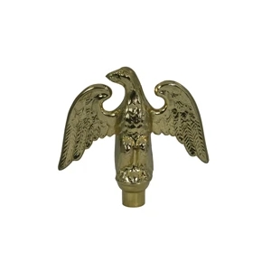 Perched Eagle Ornament Top with Adaptor | https://www.bestnamebadges.com