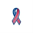 Support Our Troops Magnetic Ribbons | https://www.bestnamebadges.com