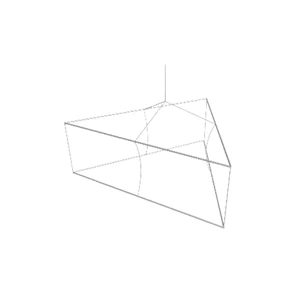 Hardware for Large Hanging Banner - Triangle | https://www.bestnamebadges.com