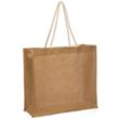 16" W x 14" H Jute Bag with Rope Handle | https://www.bestnamebadges.com