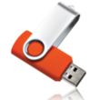 8GB Swivel USB Flash Drives | https://www.bestnamebadges.com