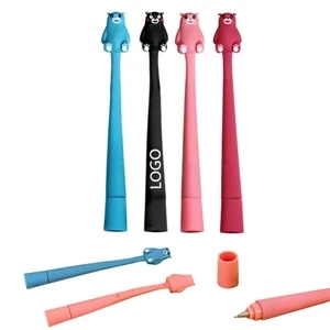 Bendable Solid Bear Ball Point Pen