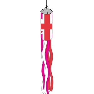 England Pink Windsock