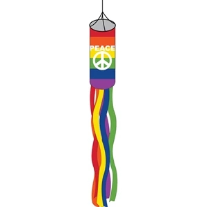 Peace with sign Windsock