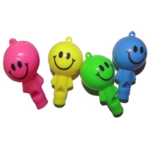 Smiling Baby Plastic Whistle