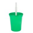 16 oz Plastic Stadium Cups with Lid & Straw | https://www.bestnamebadges.com