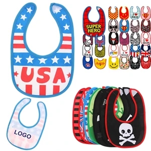 Cartoon Printing Waterproof Baby Bibs