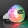 Rainbow Flash Rave Ring with Light Trails | https://www.bestnamebadges.com
