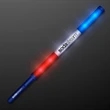 Red White & Blue LED Light Batons | https://www.bestnamebadges.com