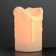 Windproof LED Pillar Candle with Moving Flame | https://www.bestnamebadges.com