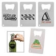 Credit Card Brushed Finish Bottle Opener | https://www.bestnamebadges.com
