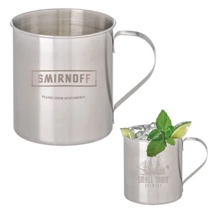 Tibacha Stainless Steel Moscow Mule Mug | https://www.bestnamebadges.com